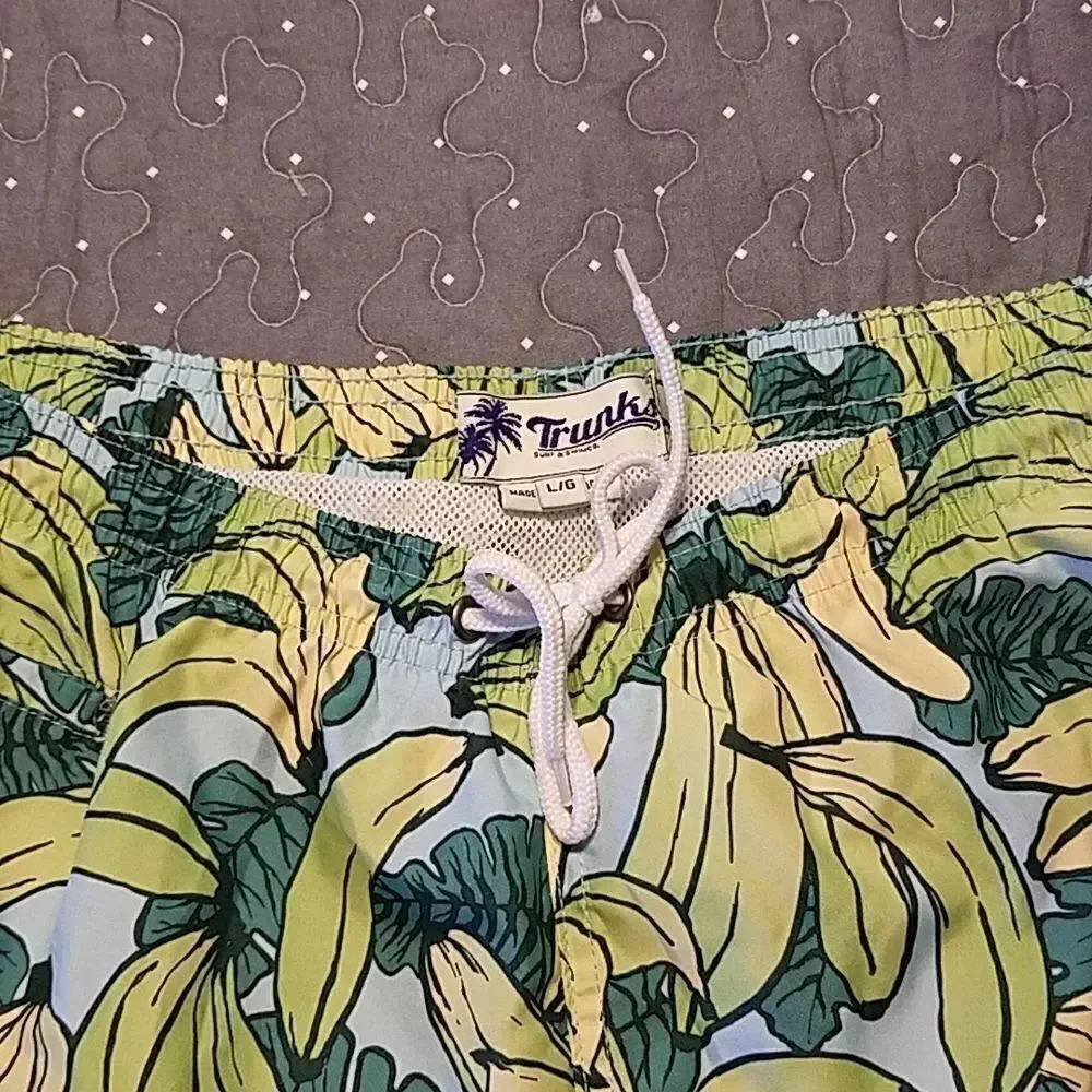Trunks banana swim shorts size large